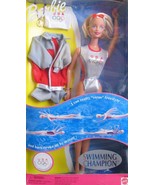 Barbie Swimming Champion US Olympic Team Doll #24590 New NRFP 1999 Mattel - £32.18 GBP