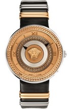 Versace VLC020014 V-metal Icon Gold IP Steel Ladies Watch - £2,068.60 GBP