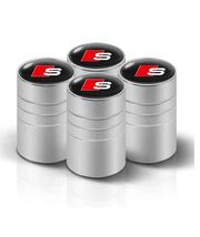 4pcs 3D Aluminum Tire Valve Caps for Audi S Line Car Accessories - $20.99