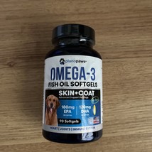 Plano Paws Omega 3 Fish Oil for Dogs 90  Softgels EXP 2/25 NEW - £10.86 GBP