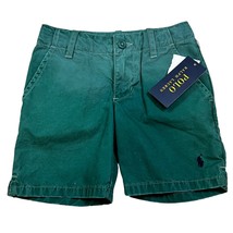 Ralph Lauren 2T Boys Green Chino Shorts NWT - $28.80