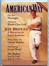 American Airline American Way Magazine May 1, 1999 Jeff Bridges - $13.86