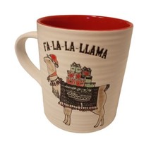 Fa-La-La-LLama Christmas Collection Stoneware Coffee Mug Cup Cypress Hom... - $13.98