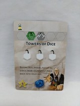 Dice Settlers Tower Of Dice Board Game Promo Card - $8.90
