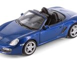 2012 Porsche Boxster S 987 1/24 Scale Diecast Model by Welly - BLUE - $29.69