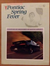 Pontiac Spring Fever Brochure 1985 Fold-out Poster - $14.84