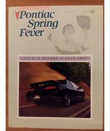 Pontiac Spring Fever Brochure 1985 Fold-out Poster - $20.35 CAD