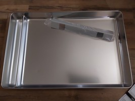 Stainless Steel Reusable Cat Litter Tray Petsafe Crafting Supplies 15x22x3 - $41.74