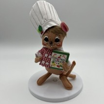 Annalee 2013 6&quot; Chef Mouse Christmas Cookie Cookbook Holidays Cooking - £19.64 GBP