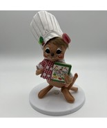 Annalee 2013 6&quot; Chef Mouse Christmas Cookie Cookbook Holidays Cooking - £19.31 GBP