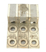LOT OF 3 CMC CLEVELAND MOTION CONTROL LID2-250 LUG 250MCM-6 - £15.63 GBP