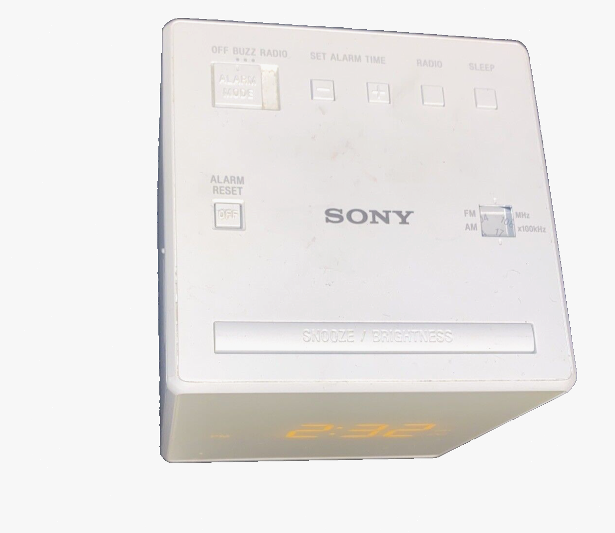 Sony ICF-C1 FM/AM Alarm Clock  Radio - White - $20.00