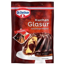 Dr.Oetker DARK chocolate Glaze/Icing -Ready to serve -1 pack -FREE US SHIPPING - £8.69 GBP