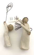 Willow Tree Demdaco Figurine &amp; Ornament Celebrate Congrats Susan Lordi Two - £15.81 GBP