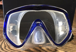 ScubaMax  Single Lens Teardrop Silicone Dive Mask MK-115  Blue w Neopren... - £23.35 GBP