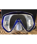 ScubaMax  Single Lens Teardrop Silicone Dive Mask MK-115  Blue w Neopren... - $29.70