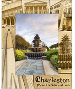Charleston South Carolina Collage Engraved Wood Picture Frame Portrait (... - €45,23 EUR