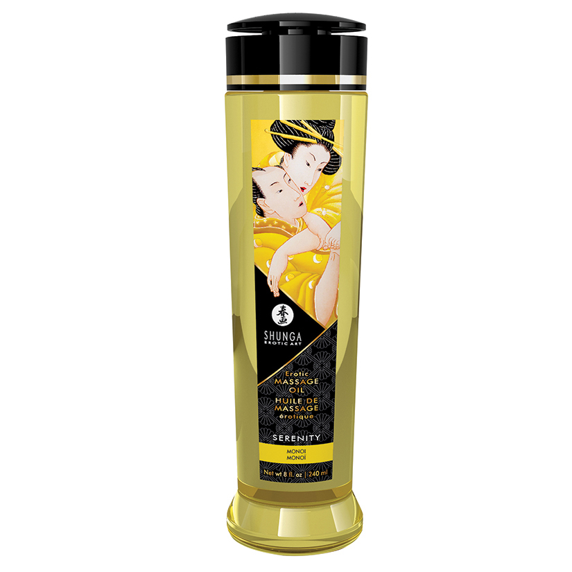 Shunga Erotic Massage Oil Serenity-Monoi 8.5oz