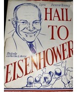 Hail to Eisenhower 1952 PresidentIKE Sheet Music - £19.96 GBP