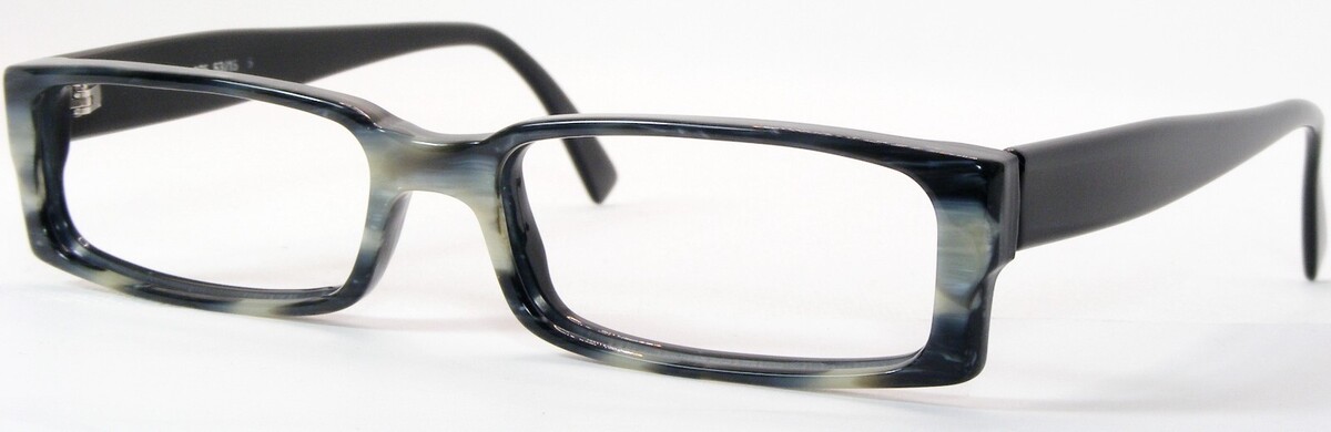 UNIC Brille Handgefertigt MO 225 5 Horn / Schwarz Einzigartig 53 15 135mm - $56.42