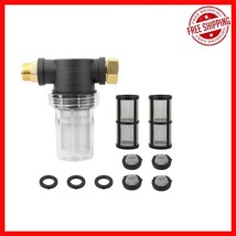 Durable High Pressure Washer Garden Hose Inlet Filter with Extra Mesh Sc... - $29.09