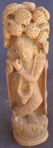 Beautiful Vintage Hand-Carved Figural Statue – India – VGC – AMAZING DETAIL-
... - $79.19