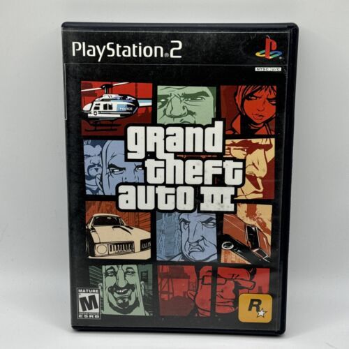 Primary image for Grand Theft Auto III Original Black Label (PlayStation, 2003) / Complete In Box