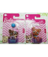 Barbie Pets Puppy &amp; Kitten Set In Baskets With Bone &amp; Yarn Ball New - $14.83 CAD