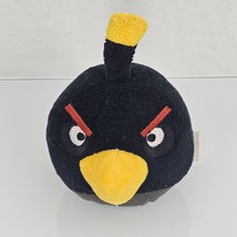 Angry Birds Bomb Commonwealth Black Bird Plush Stuffed Animal Toy 3-4&quot; 2010 - $16.82