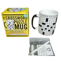 NEW Crossword Puzzle Coffee Mug Cup Unemployed Philosophers Guild + New ... - $9.90