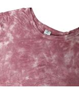 Member&#39;s Mark Luxe Tie Dye Tee Large Whimsical Mystical Soft Dark Rose Boho - $22.49 CAD