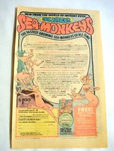 1977 Color Ad Super Sea Monkeys Unicorn House Fastest Growning - £6.24 GBP