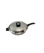 Vintage REX A MATIC 3 Ply 18-8 Stainless Steel Sauté Pan w Lid 11.5&#39; x 2... - £18.97 GBP