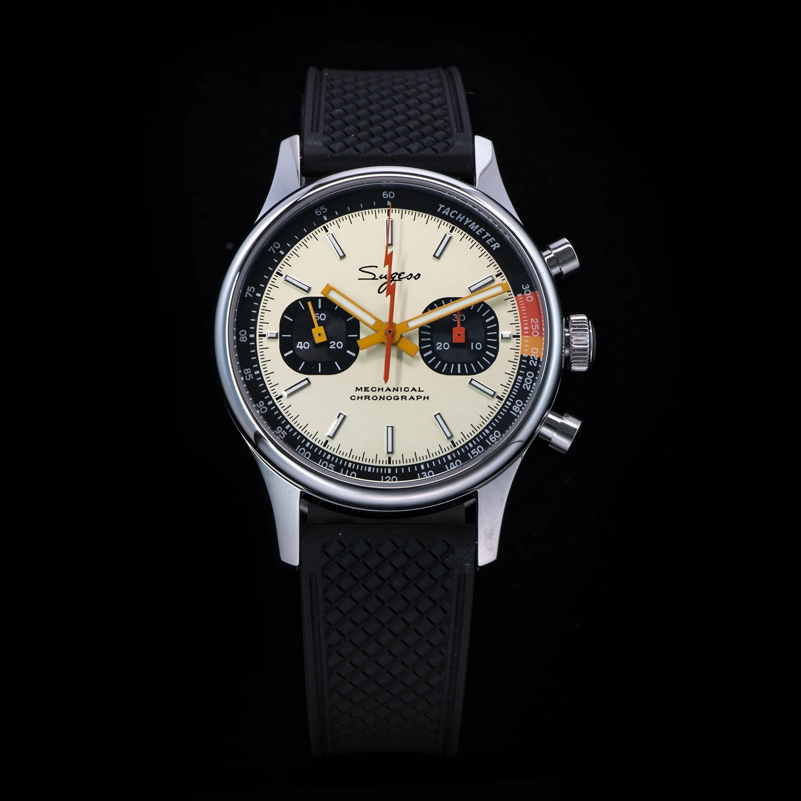 1963 Pilot Watch Mens Chronograph Mechanical Wristwatches Original ST190... - $381.37