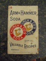 Vintage 1914 Booklet Arm &amp; Hammer Soda 63rd Recipe Book - £14.71 GBP