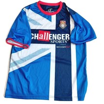 Challenger Sports Teamwear British Soccer Futbol Jersey Mens Small Short Sleeve - £12.66 GBP