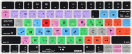 US Version Logic Shortcut Hotkeys Silicone Keyboard Skin for Macbook Pro... - £14.70 GBP