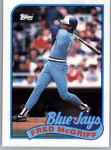 1989 Topps 745 Fred McGriff  Toronto Blue Jays - £1.17 GBP