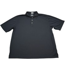 PGA Tour Shirt Mens XL Extra Black Polo Golf Golfing Lightweight Performance - £15.52 GBP