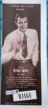 Wings Men’s Shirts Magazine Print Art Advertisement 1947 - $4.99