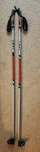 Leki Lahti Cross Country Ski poles HTS 4.5 122cm /48” Leather Handles Si... - £27.45 GBP