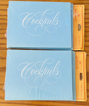 Hallmark Cocktails Invitations Vintage NOS 16 Cards &amp; Envelopes MCM Cursive - $9.50