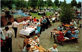 Heritage Park Barbeque Frankenmuth Michigan MI UNP Unused Chrome Postcard L1 - $2.92