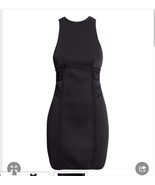 NWT Alexander Wang x H&amp;M Black Neoprene Scuba Sleeveless Bodycon Dress SZ 8 - $3,659.04 MXN