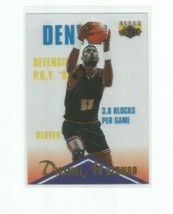 Dikembe Mutombo (Denver) 1996 Classic Clear Asets Plastic Card #23 - £3.94 GBP