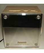 Vintage 1980s Panasonic &quot;RC-58&quot; cube AM/FM clock radio fluorescent dial ... - $35.00