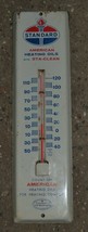 Vintage Original Standard American Heating Oil 12&quot; Wall Thermometer - Good - £66.88 GBP
