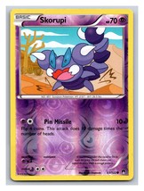Pokemon card Skorupi BREAKpoint 53/122 Reverse Holo PP1 - $1.93