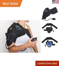 One-Size-Fits-All Shoulder Cold Compression Wrap with Air Pump for Pain ... - $107.57