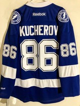 Reebok Premier NHL Jersey Tampa Bay Lightning Nikita Kucherov Blue sz 3X - £62.31 GBP